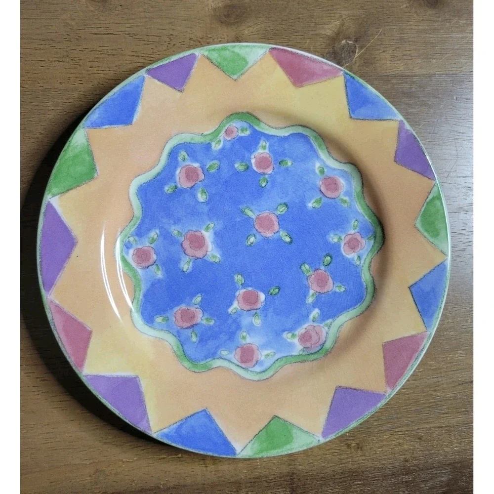 Vintage‎ Sango Sweet Shoppe Apple Strudel #3025 Salad/Dessert Plate – 8